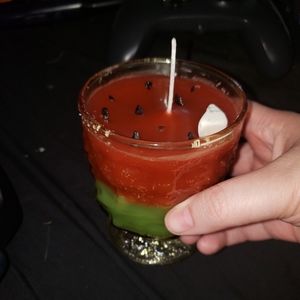 Crystal Watermelon Candle